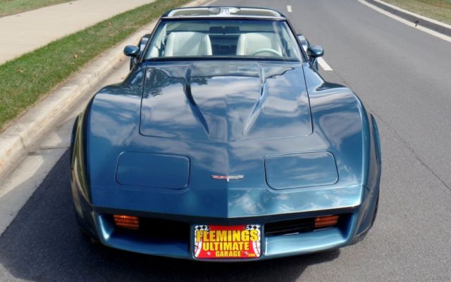 1980 Blue Chevrolet Corvette Coupe