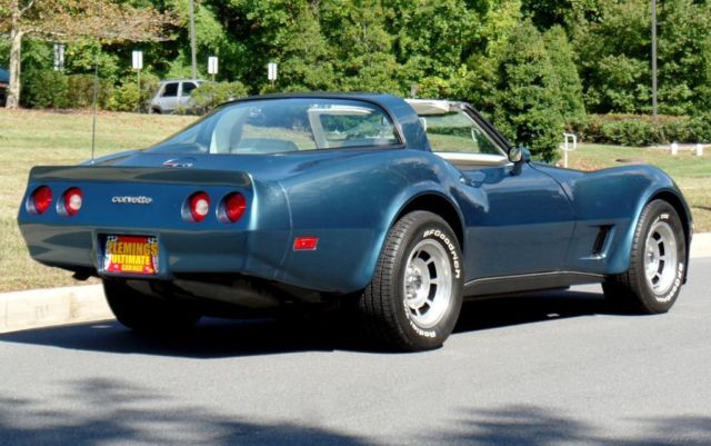 1980 Blue Chevrolet Corvette Coupe
