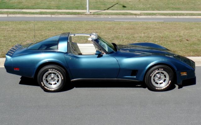 1980 Blue Chevrolet Corvette Coupe