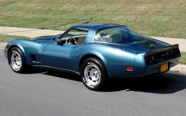 1980 Blue Chevrolet Corvette Coupe