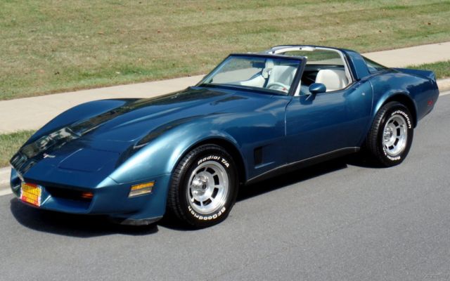 1980 Blue Chevrolet Corvette Coupe