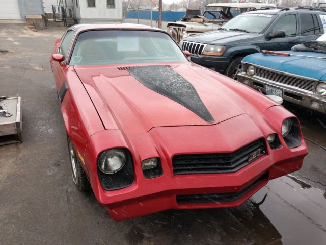 1980 Red Chevrolet Camaro Coupe