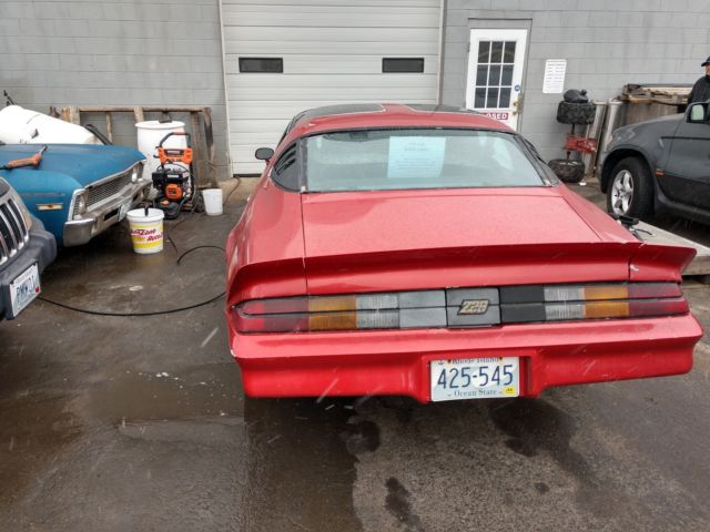 1980 Red Chevrolet Camaro Coupe
