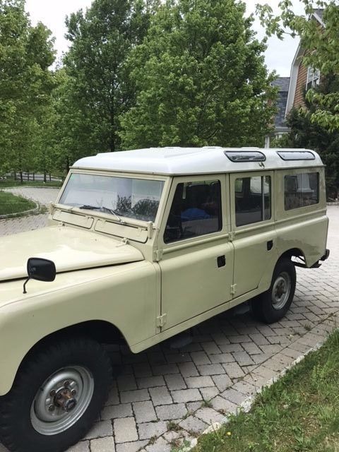1980 Tan Land Rover Defender Wagon