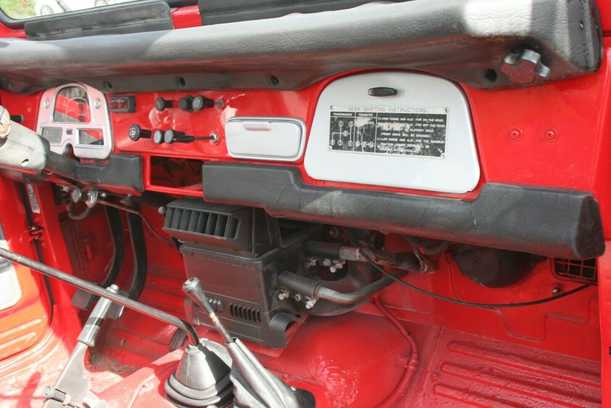 1980 Red Toyota Land Cruiser Convertible