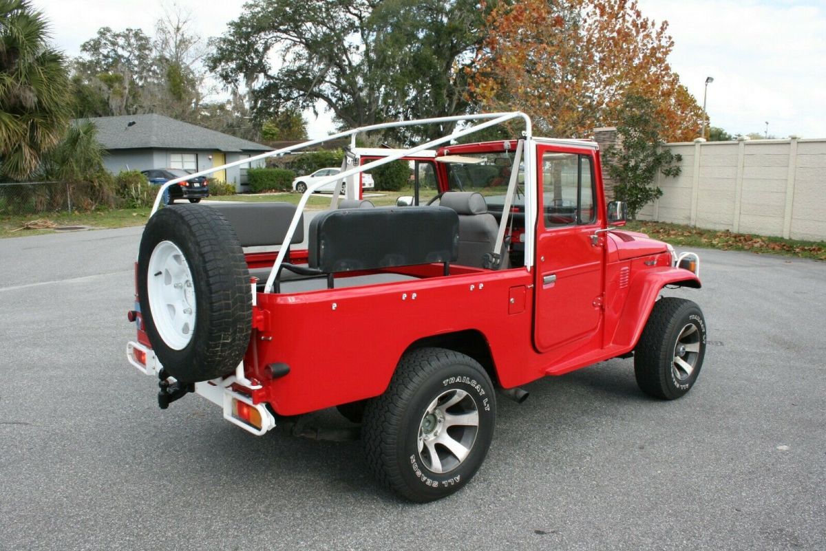 1980 Red Toyota Land Cruiser Convertible