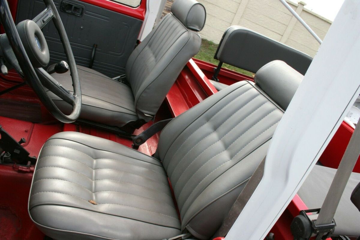1980 Red Toyota Land Cruiser Convertible