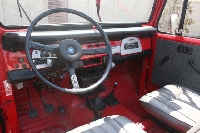 1980 Red Toyota Land Cruiser Wagon