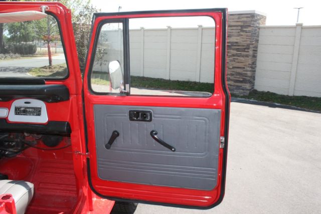1980 Red Toyota Land Cruiser Wagon