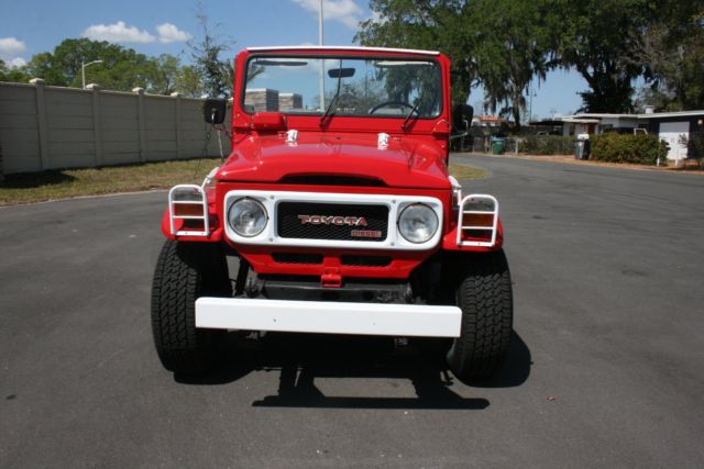 1980 Red Toyota Land Cruiser Wagon
