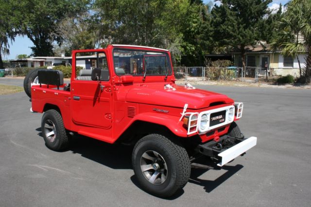 1980 Red Toyota Land Cruiser Wagon