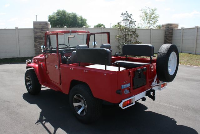 1980 Red Toyota Land Cruiser Wagon
