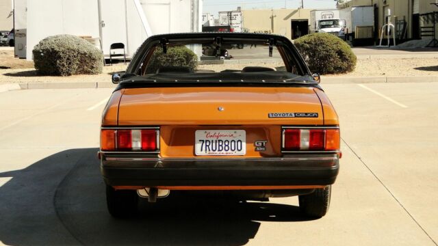 1980 Orange Toyota Celica Convertible