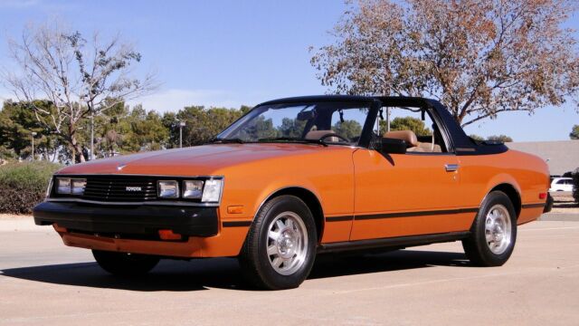 1980 Orange Toyota Celica Convertible