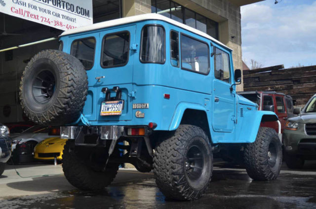 1980 Blue Toyota FJ Cruiser --