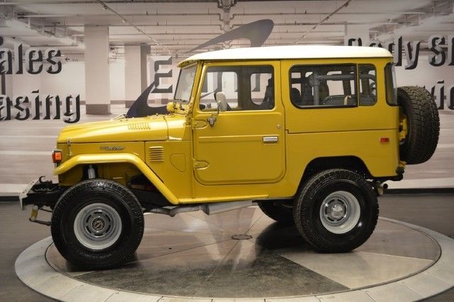 1980 Yellow Toyota Land Cruiser SUV