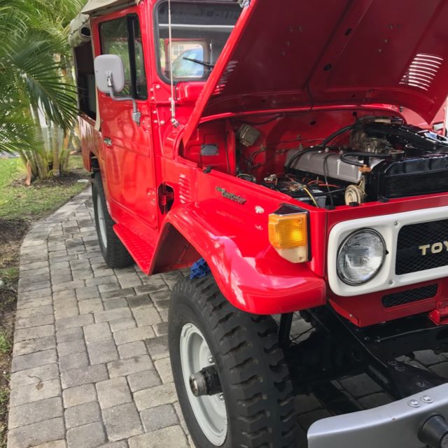 1980 Red Toyota Land Cruiser SUV