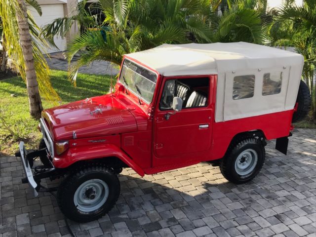1980 Red Toyota Land Cruiser SUV