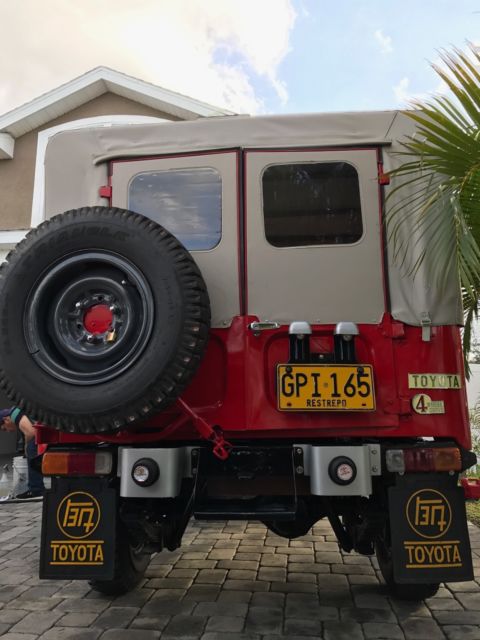 1980 Red Toyota Land Cruiser SUV