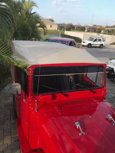 1980 Red Toyota Land Cruiser SUV