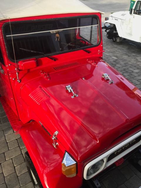 1980 Red Toyota Land Cruiser SUV