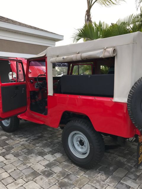 1980 Red Toyota Land Cruiser SUV