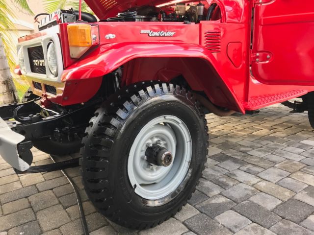 1980 Red Toyota Land Cruiser SUV