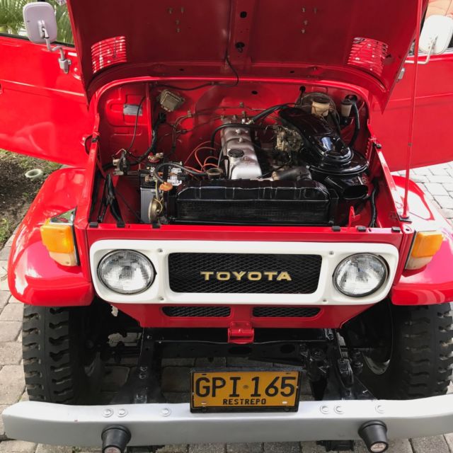 1980 Red Toyota Land Cruiser SUV
