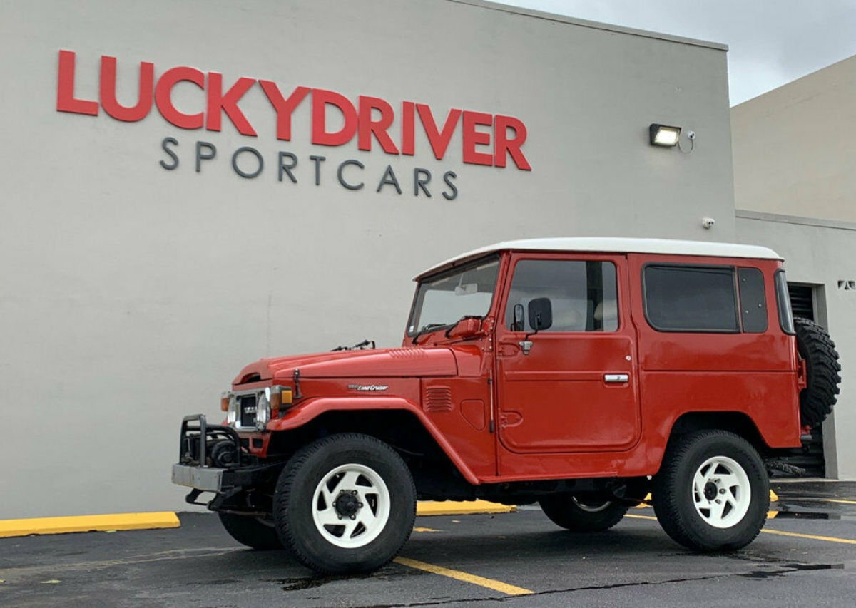1980 Red Toyota Land Cruiser Wagon