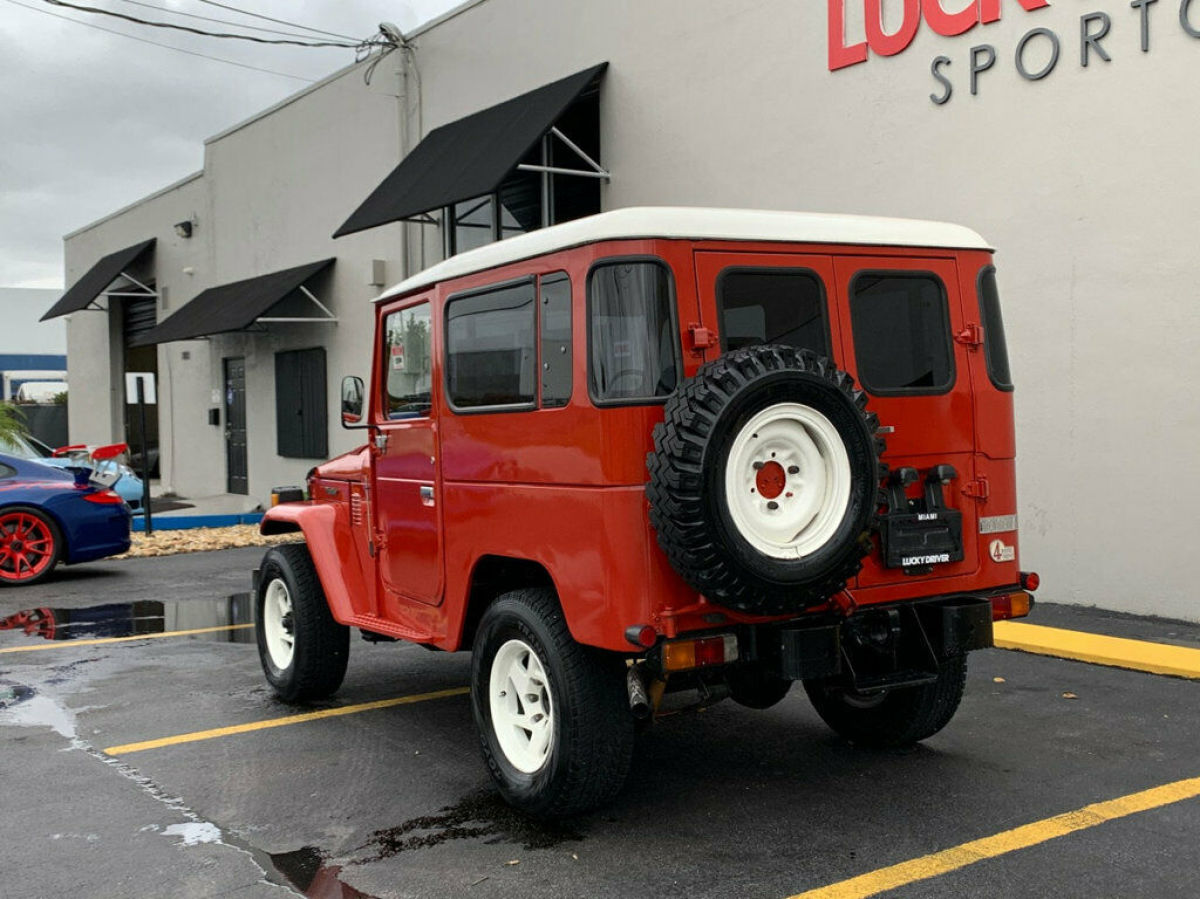 1980 Red Toyota Land Cruiser Wagon