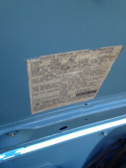 1980 Blue Toyota Land Cruiser SUV