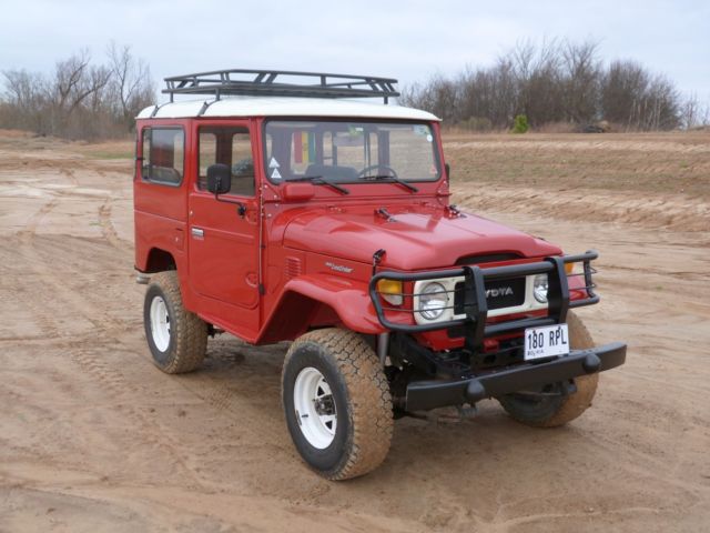 1980 Red Toyota Land Cruiser SUV