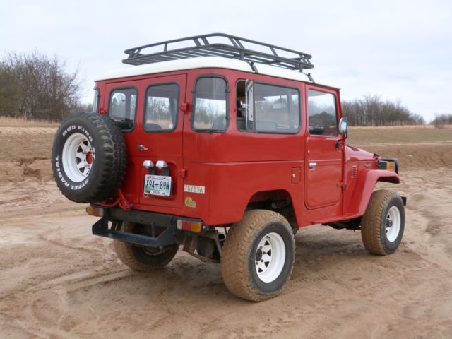 1980 Red Toyota Land Cruiser SUV