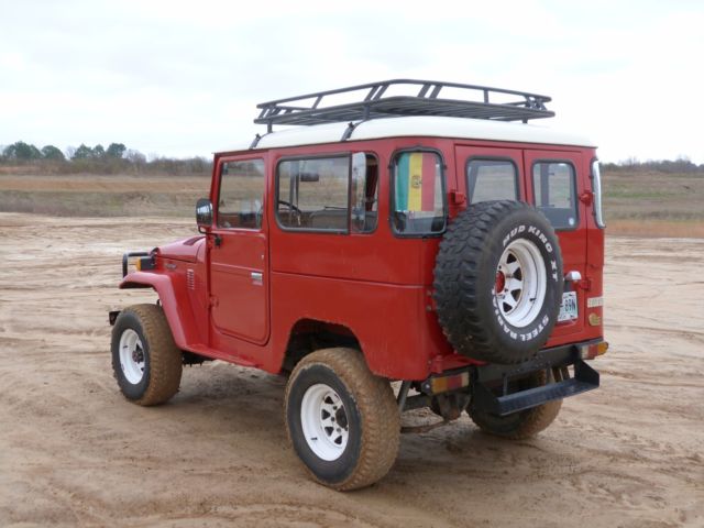 1980 Red Toyota Land Cruiser SUV