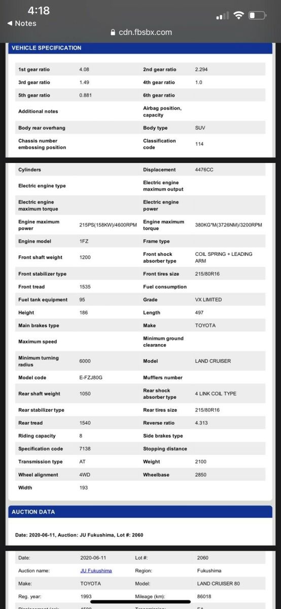 1980 Green Toyota Land Cruiser SUV