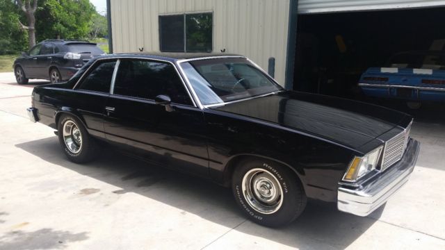 1980 Black Chevrolet Malibu