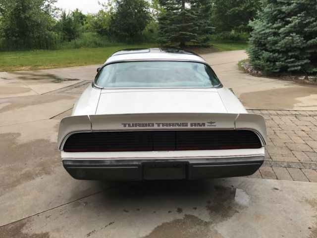 1980 White Pontiac Firebird Coupe