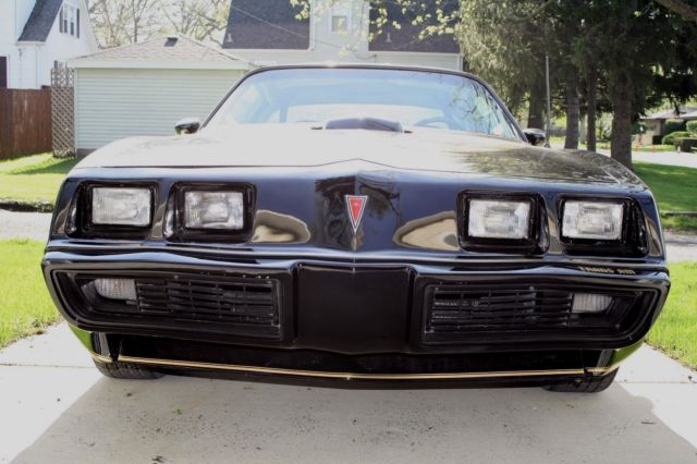 1980 Black Pontiac Trans Am T-Top