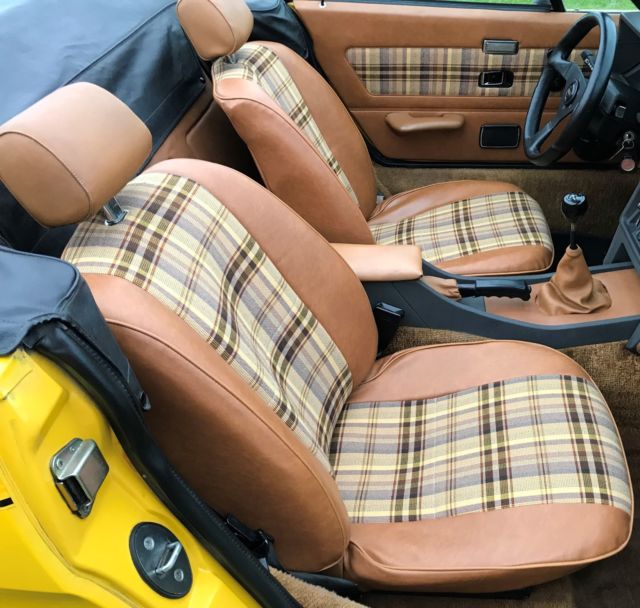 1980 FAB Color code Inca Yellow Triumph TR7 Convertible