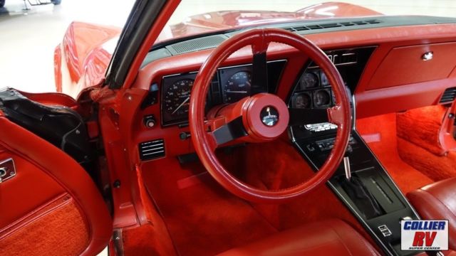 1980 Red Chevrolet Corvette Coupe