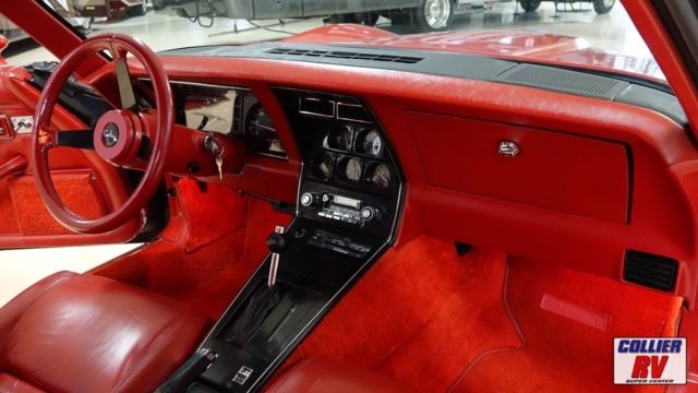 1980 Red Chevrolet Corvette Coupe