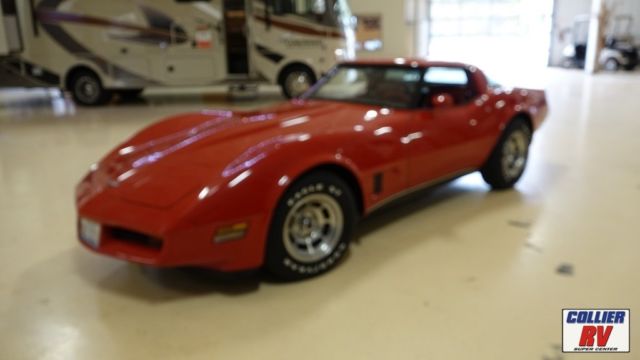 1980 Red Chevrolet Corvette Coupe