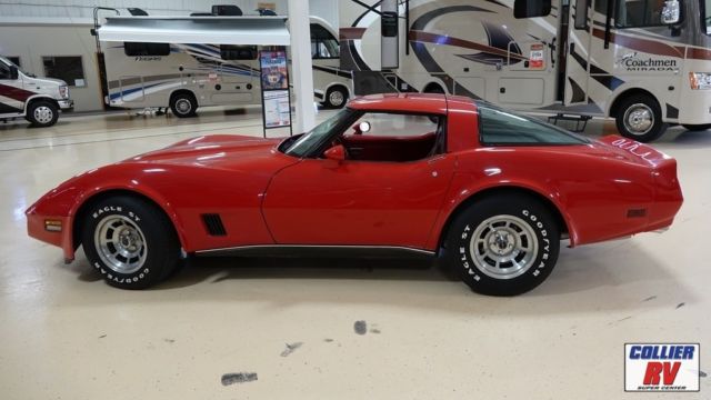 1980 Red Chevrolet Corvette Coupe