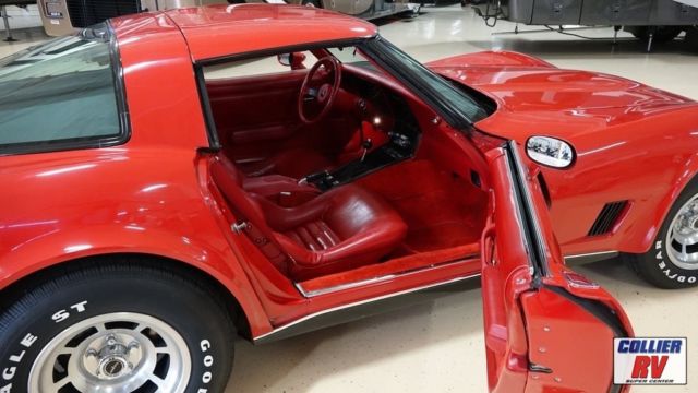 1980 Red Chevrolet Corvette Coupe