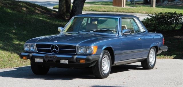 1980 Blue Mercedes-Benz 400-Series Coupe