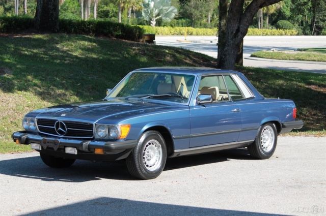 1980 Blue Mercedes-Benz 400-Series Coupe
