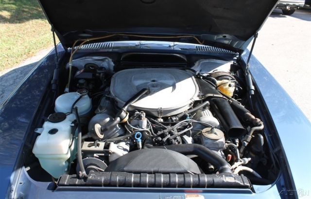 1980 Blue Mercedes-Benz 400-Series Coupe