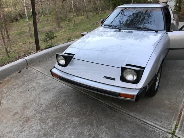 1980 Silver Mazda RX-7