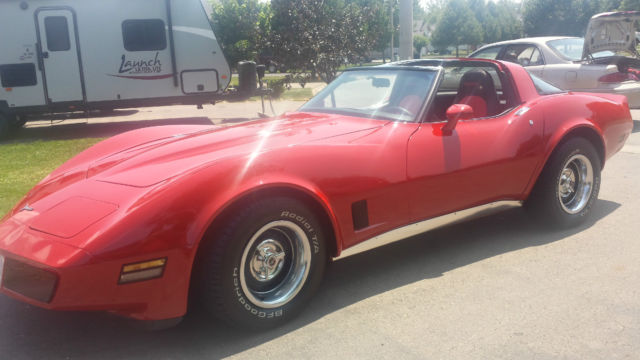1980 Red Chevrolet Corvette