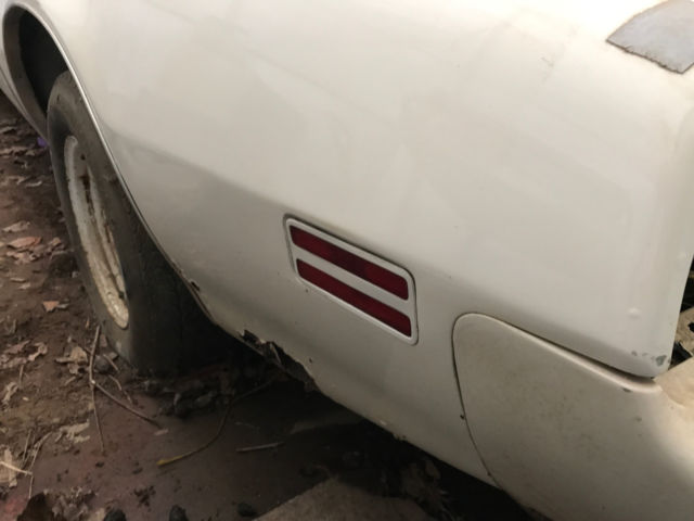 1980 White Pontiac Firebird